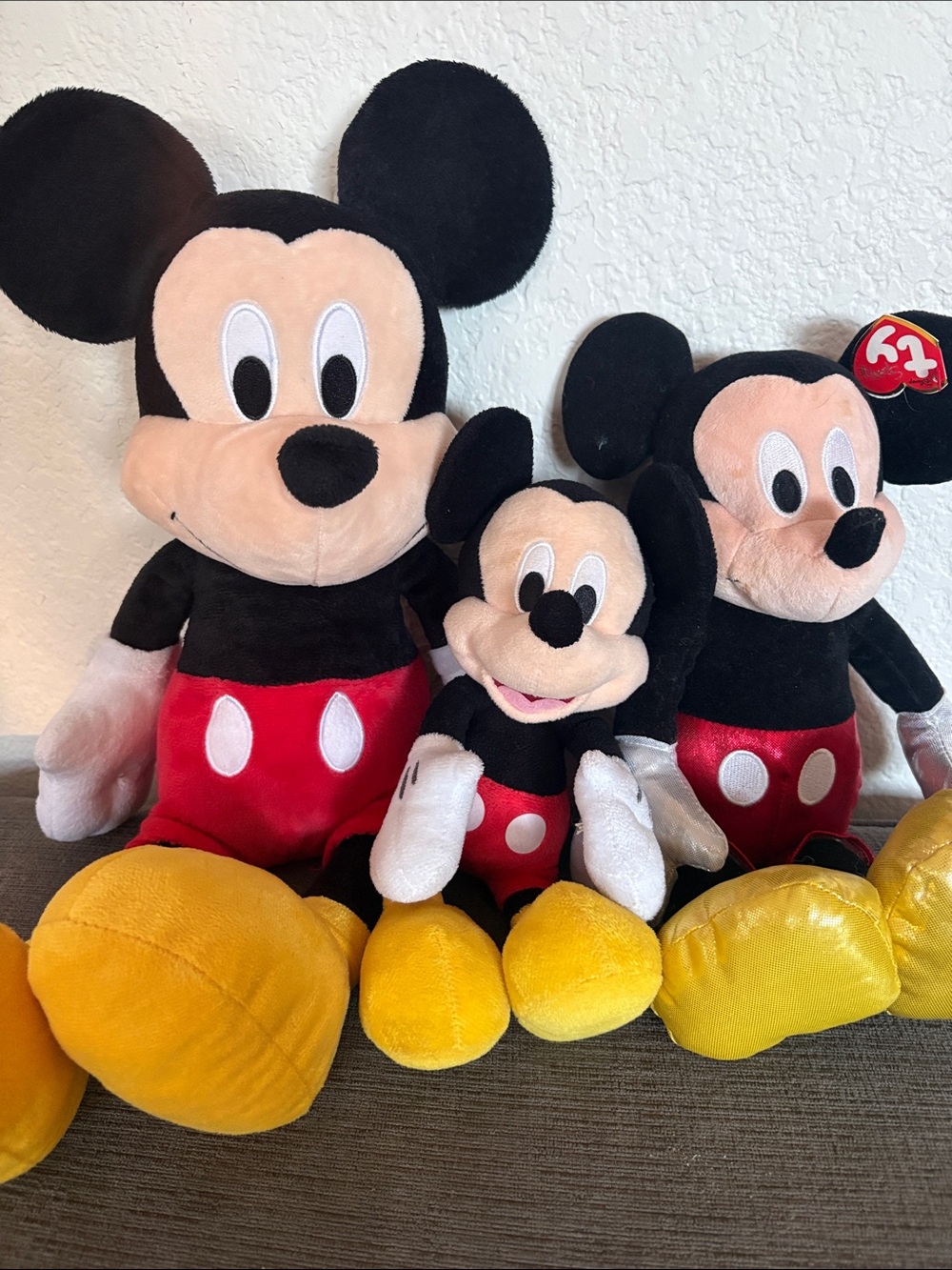 Disney Mickey Mouse Plush Toy - THREE sizes.
